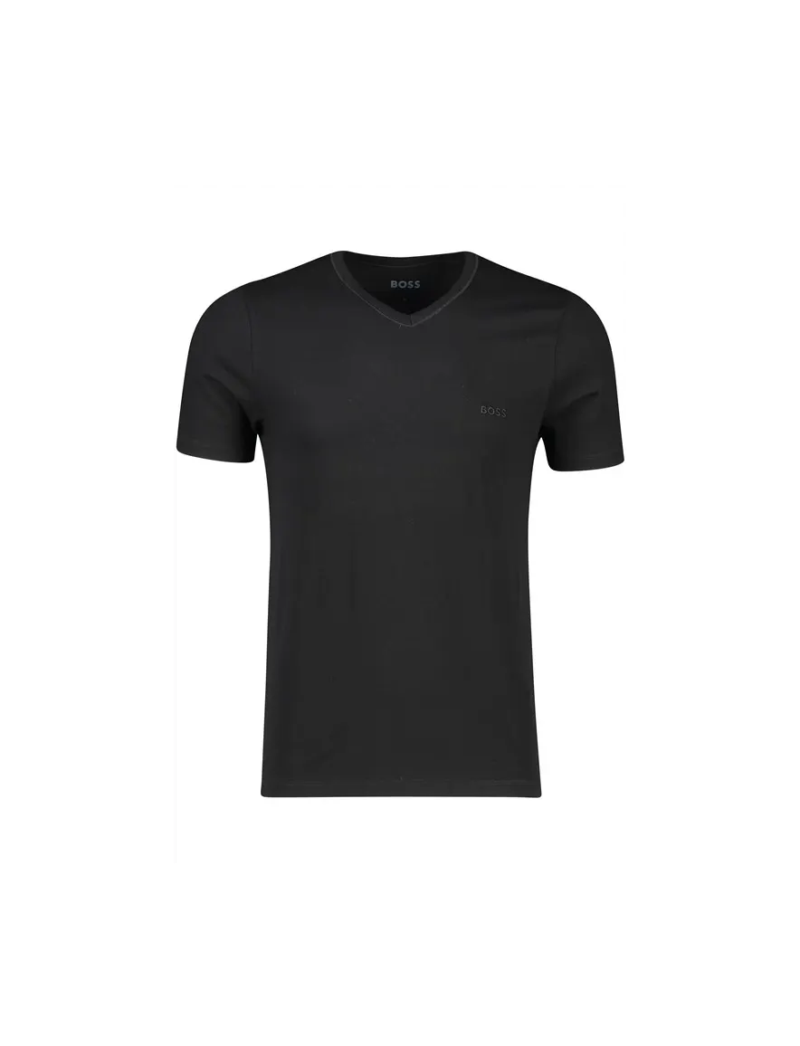 Boss TShirtVN Classic t-shirt v hals 3 pack zwart 100% katoen