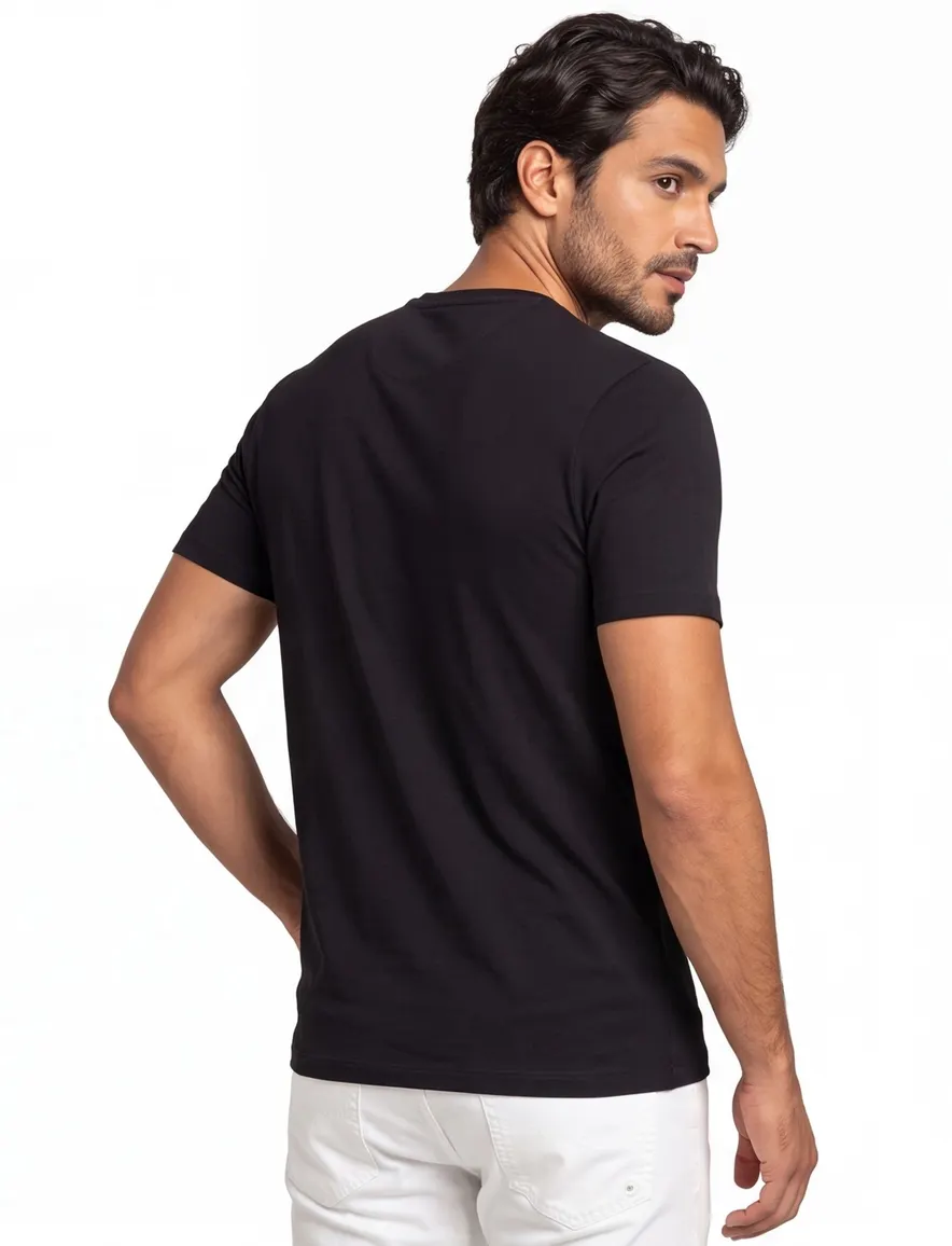 Hugo Boss t-shirt zwart katoen