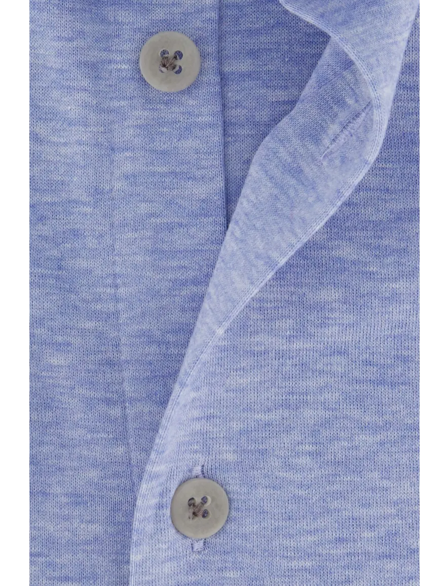 John overhemd blauw slim fit