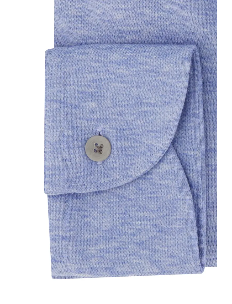 John overhemd blauw slim fit
