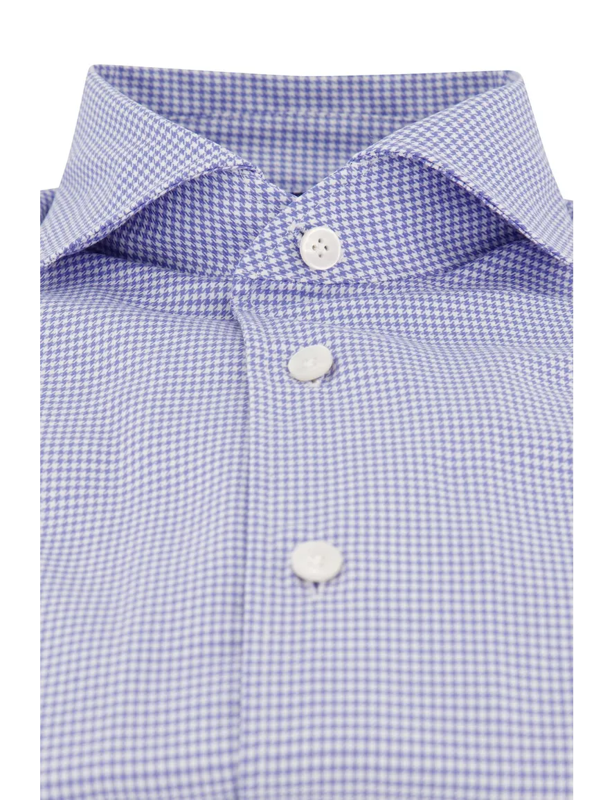 John Miller overhemd blauw geruit