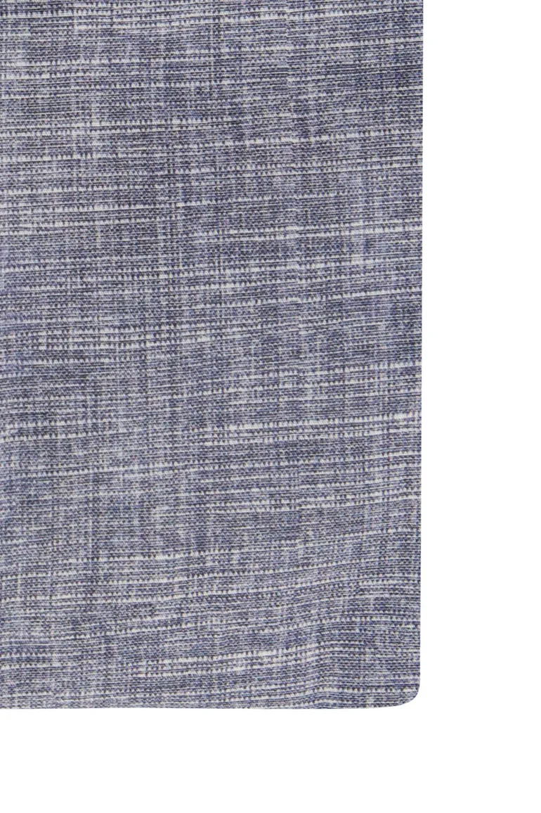 John Miller overhemd blauw slim fit