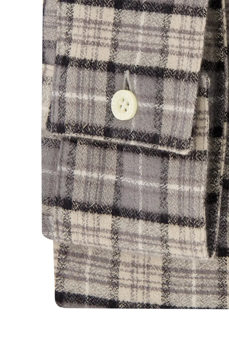 Lyle & Scott Overhemd grijs geruit