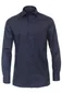 Casa Moda overhemd mouwlengte 7 normale fit donkerblauw effen katoen