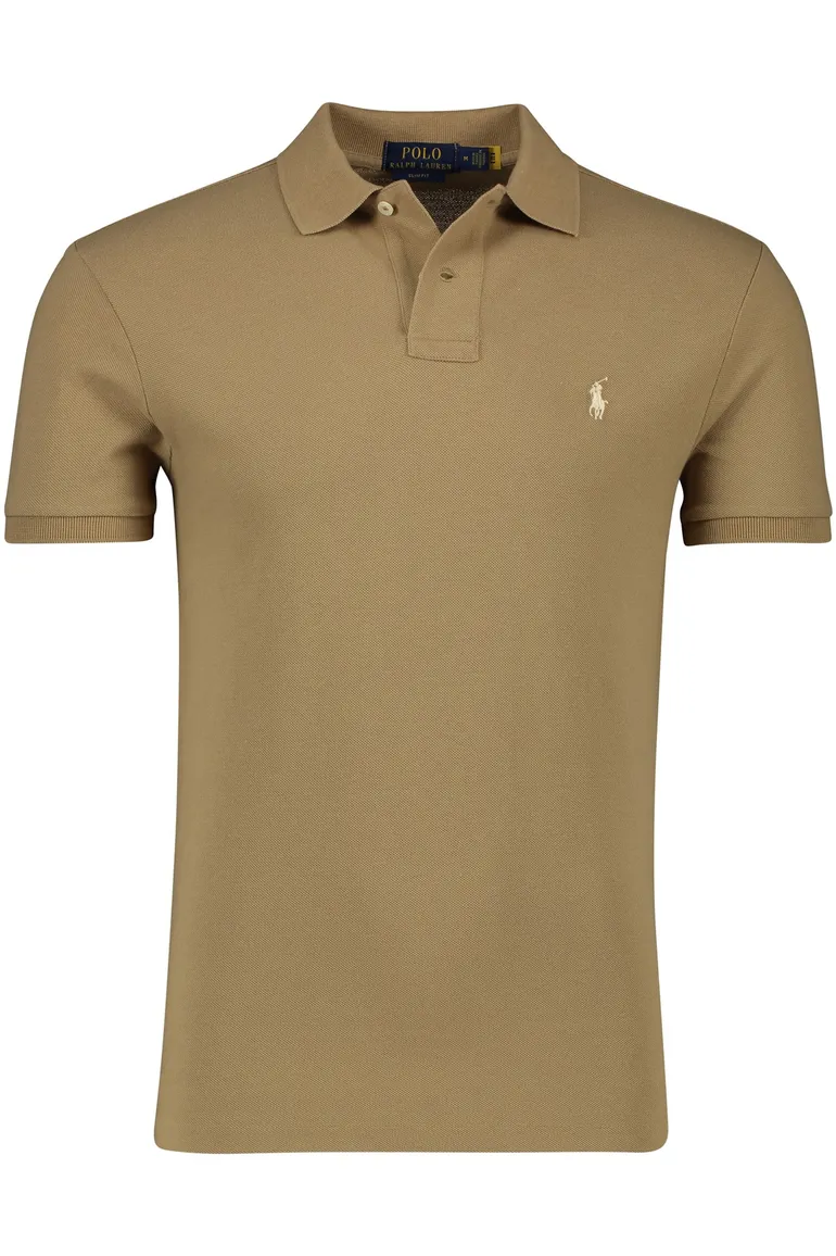 Polo Ralph Lauren polo bruin slim fit