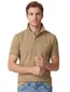 Polo Ralph Lauren polo Slim Fit bruin effen katoen 2 knoops