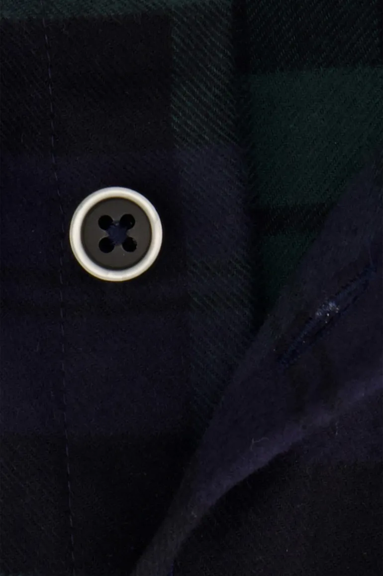 Portofino overhemd donkerblauw regular fit