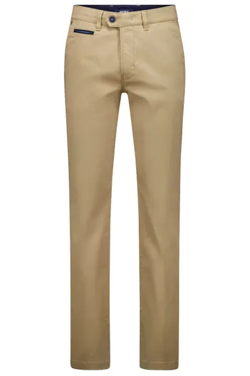Gardeur Gardeur katoenen broek zandbeige effen Benny katoen