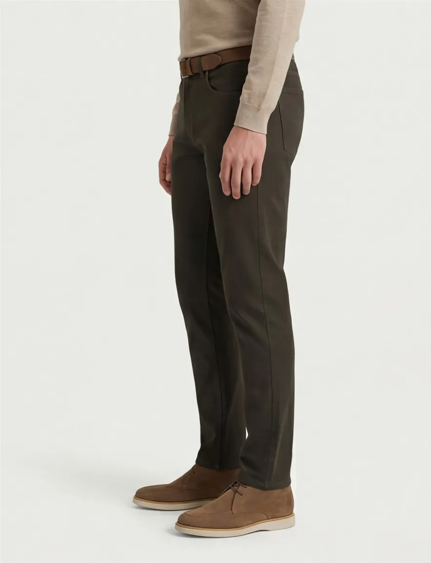 Gardeur broek groen Sandro Slim Fit