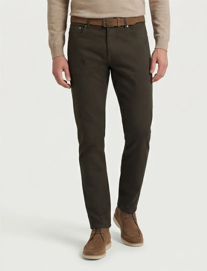 Gardeur jeans groen sandro slim fit katoen