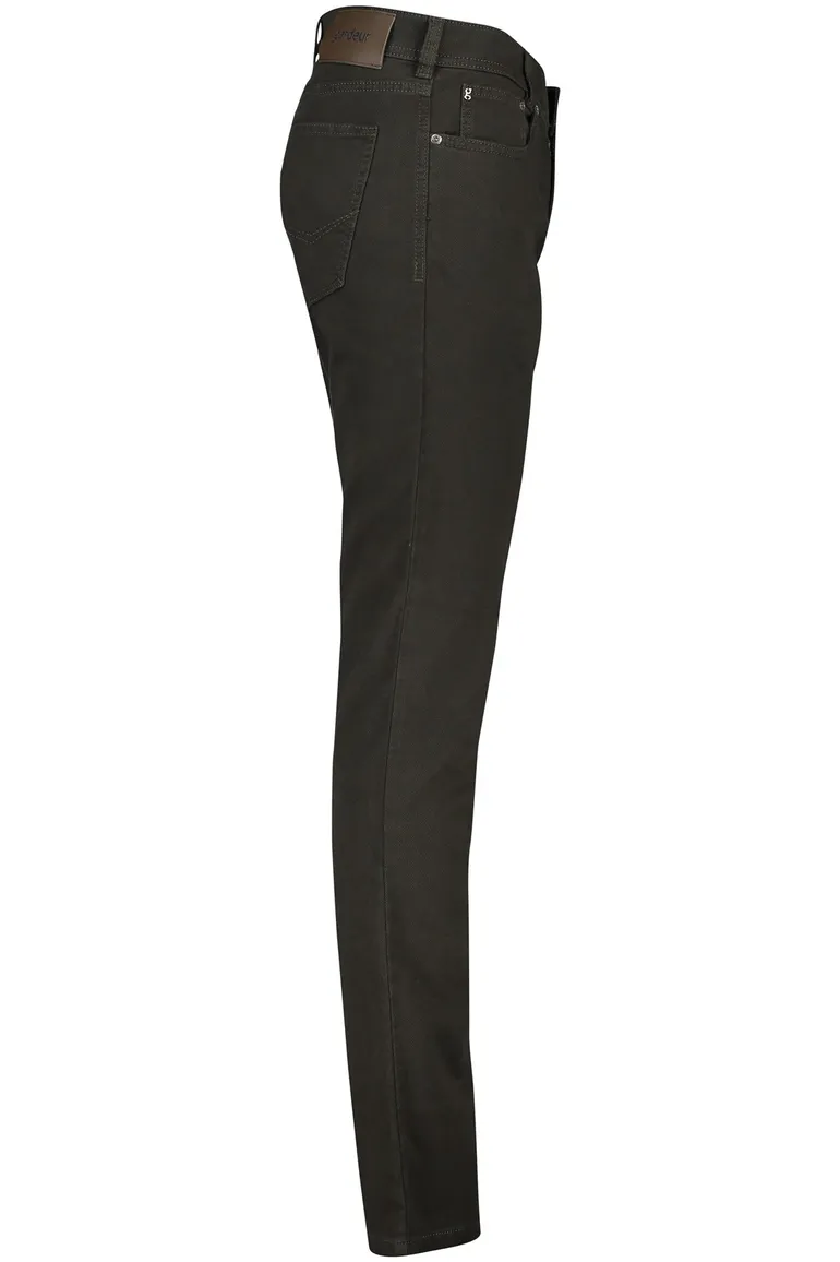 Gardeur broek groen Sandro Slim Fit