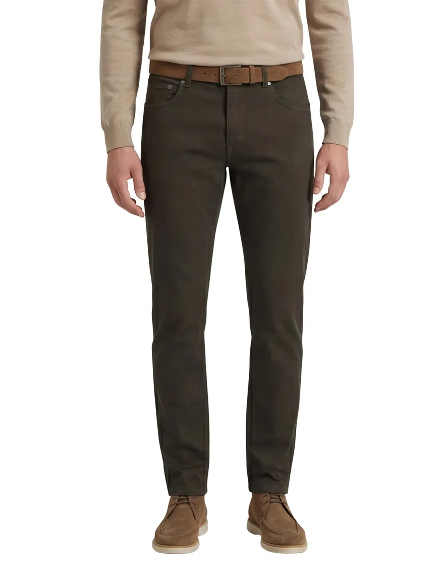 Gardeur broek groen Sandro Slim Fit