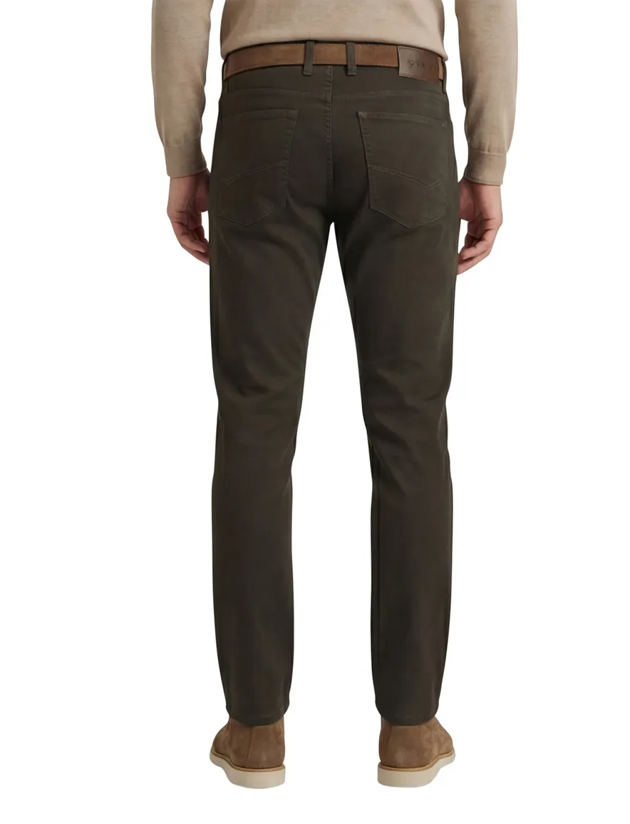 Gardeur broek groen Sandro Slim Fit