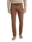 Gardeur jeans Sandro bruin effen slim fit katoen