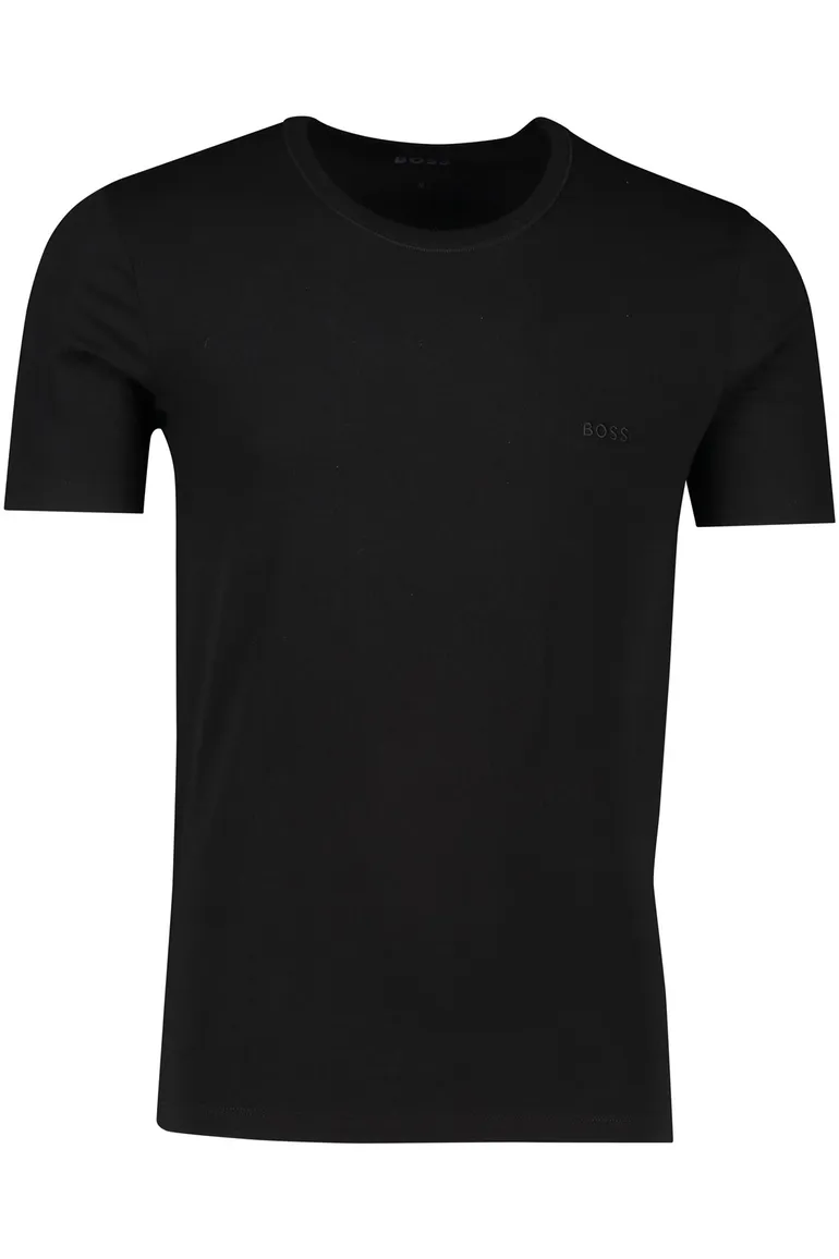Hugo Boss Black t-shirt zwart classic fit 3-pack