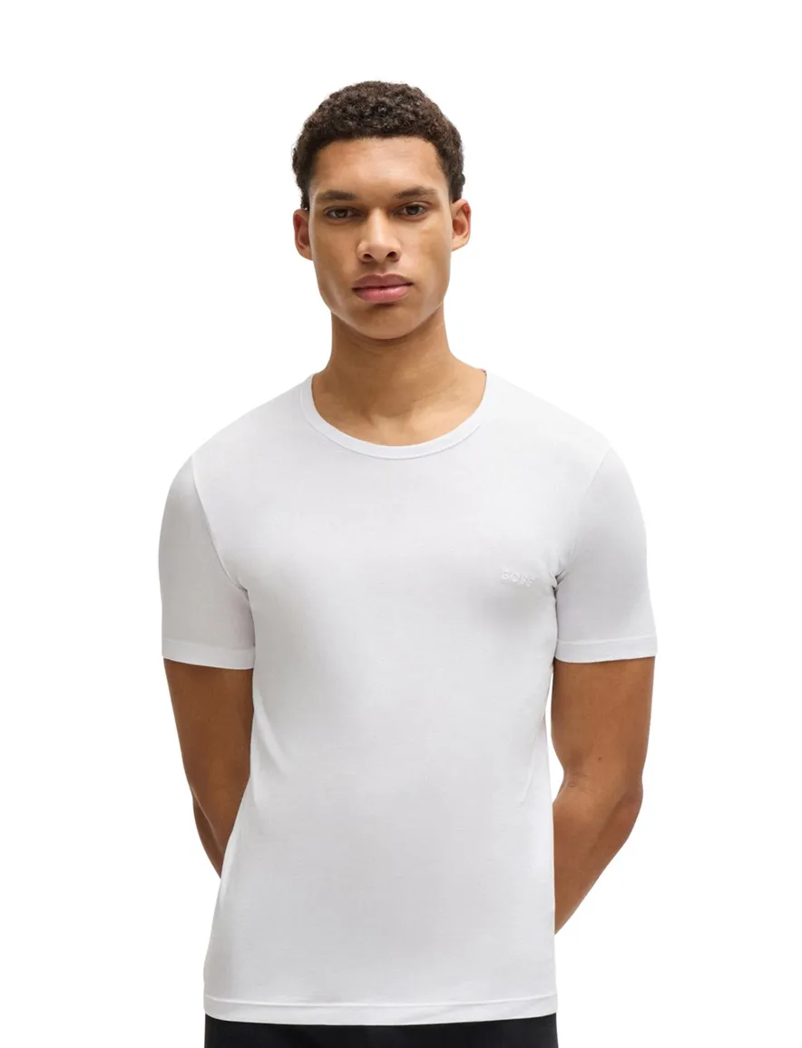 Boss TShirt RN Classic t-shirt wit 3-pack katoen