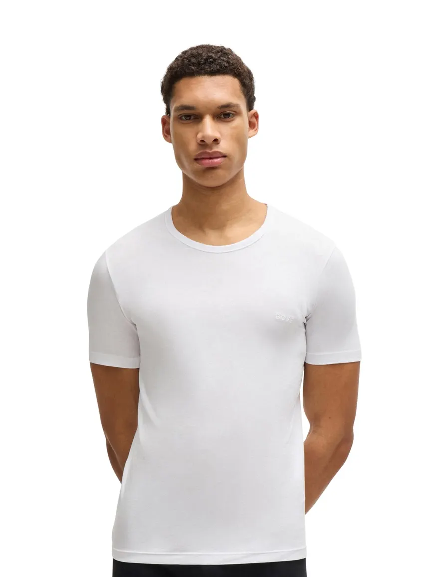 Boss TShirt RN Classic t-shirt wit 3-pack katoen