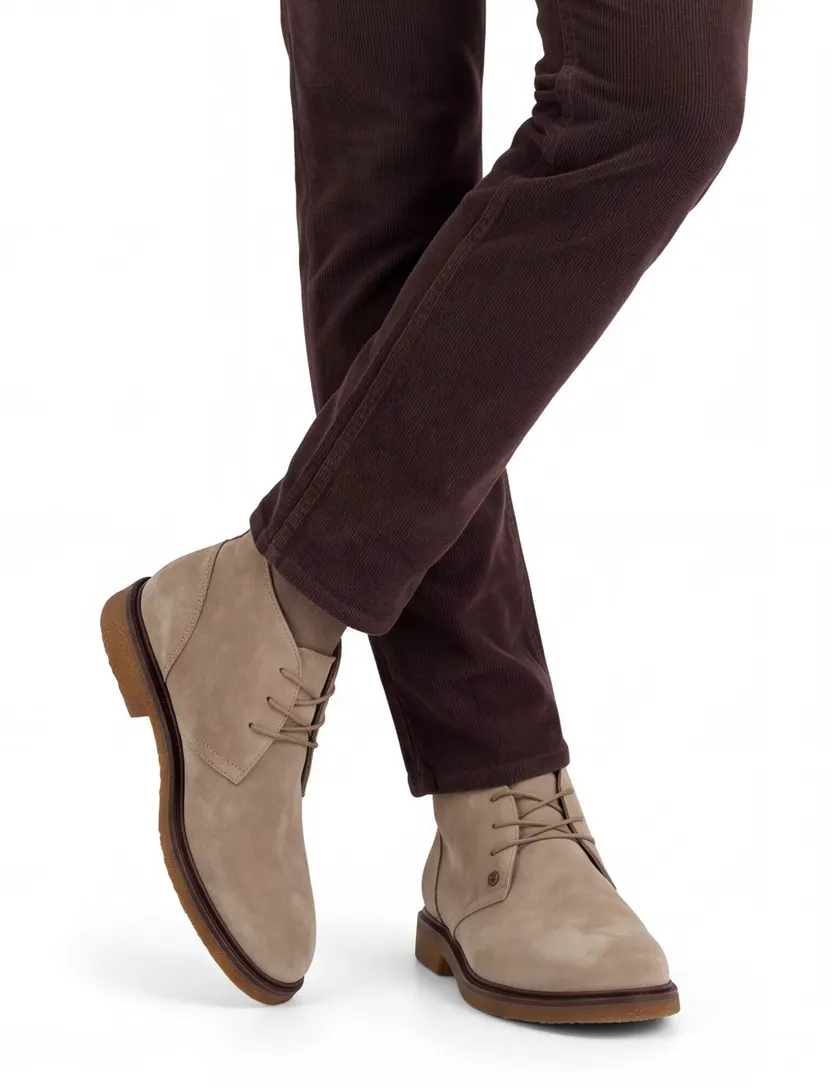 Schoenen Rehab beige suede nette