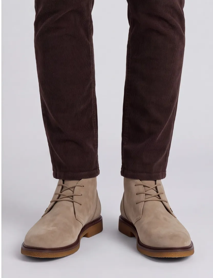 Schoenen Rehab beige suede nette