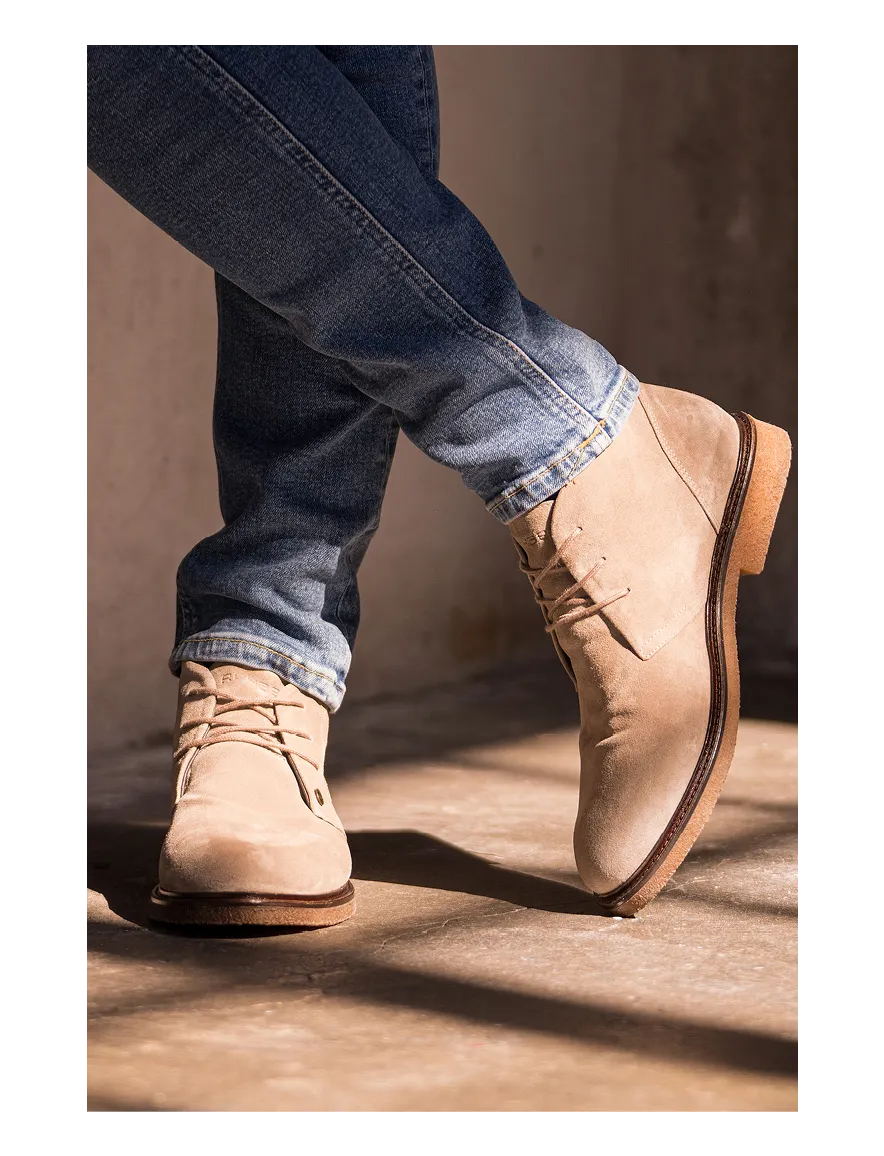 Rehab nette schoenen beige suede