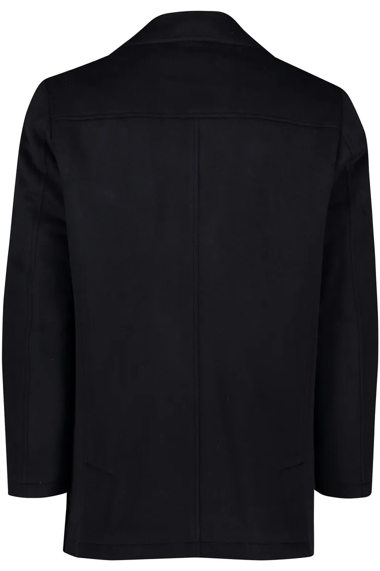 Wellington of Bilmore winterjas donkerblauw effen