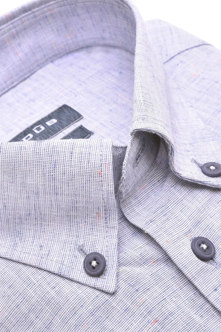 Ledub overhemd Modern Fit donkerblauw