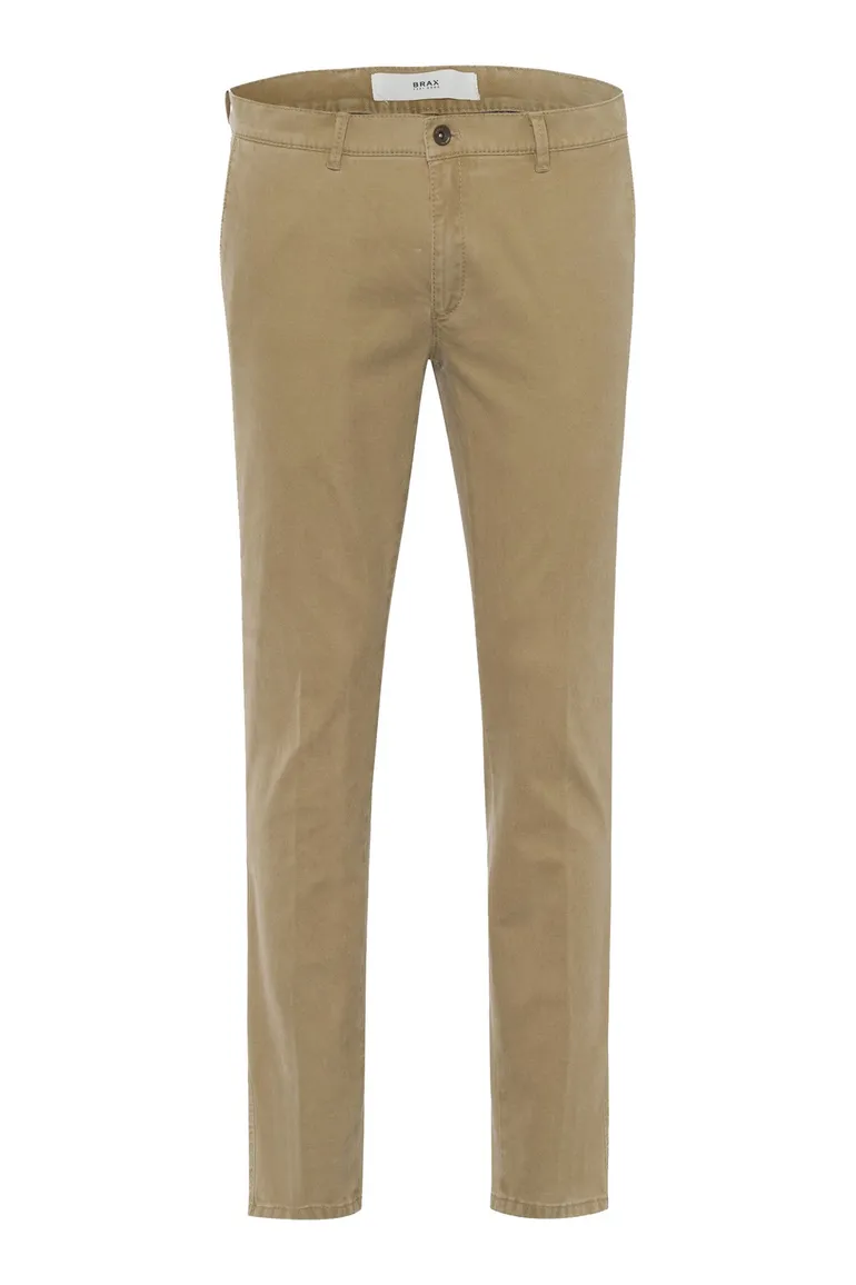 Brax katoenen broek beige effen SILVIO