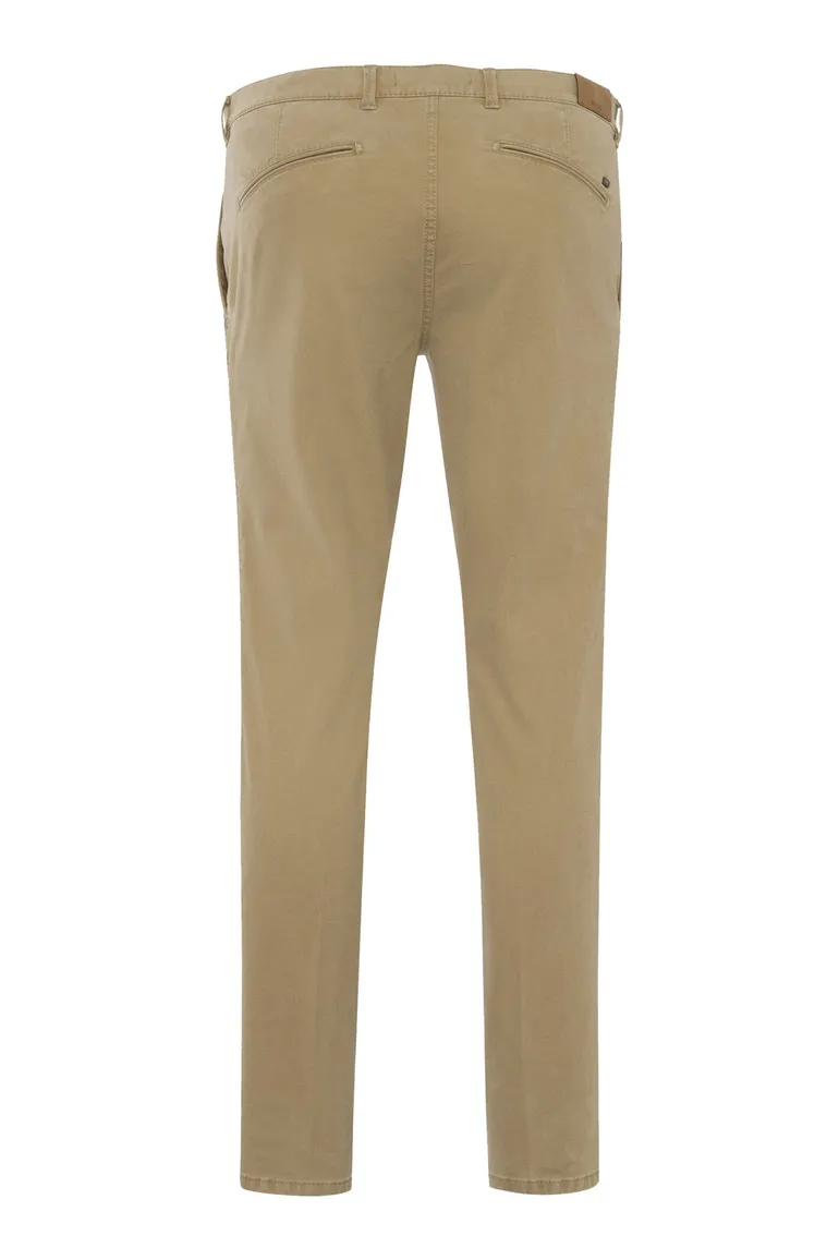 Brax katoenen broek beige effen SILVIO