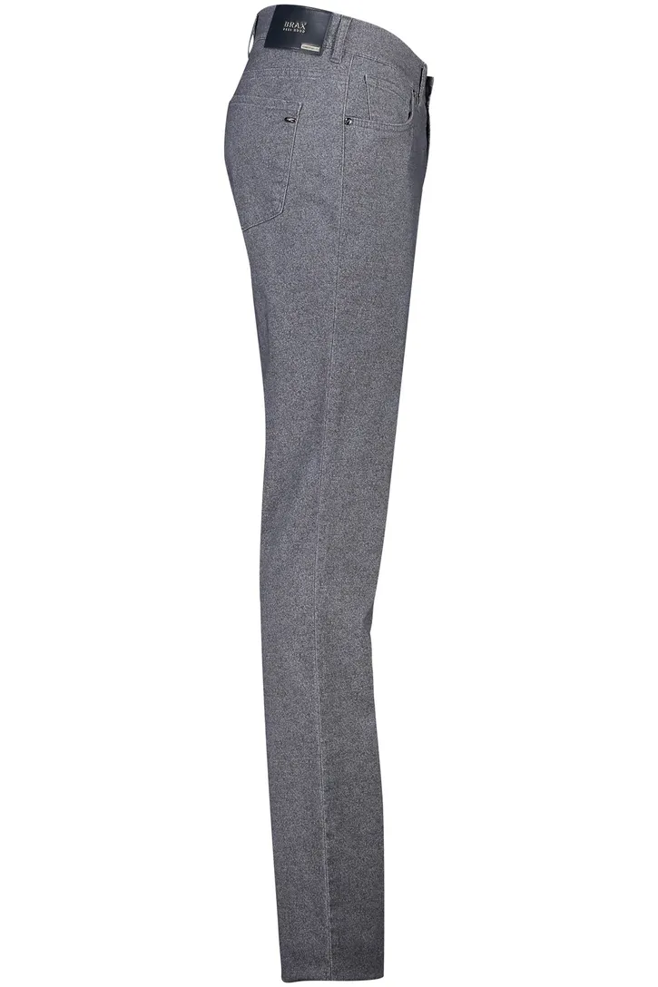 Brax Chuck modern fit broek grijs katoen