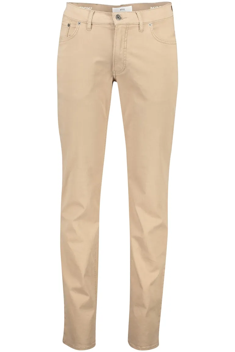 Brax 5-pocket beige katoen Chuck