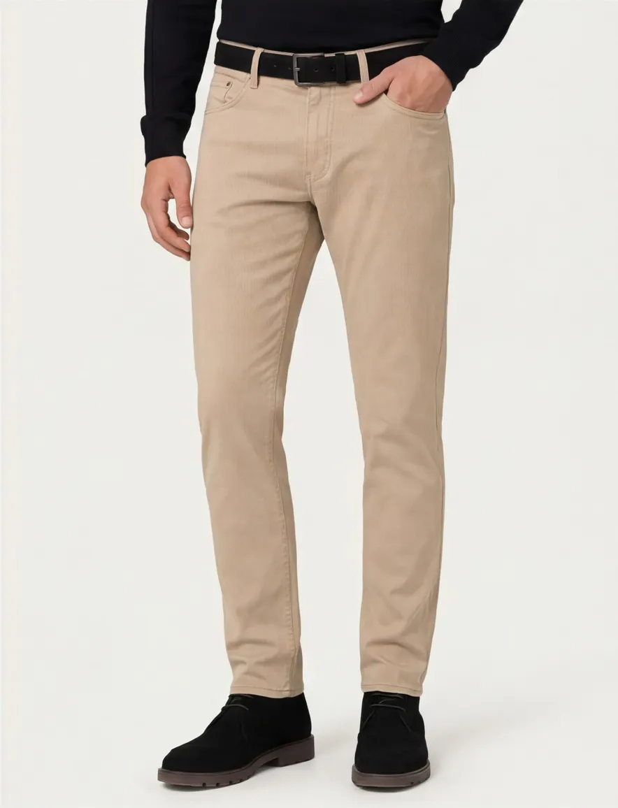 Brax 5-pocket beige katoen Chuck