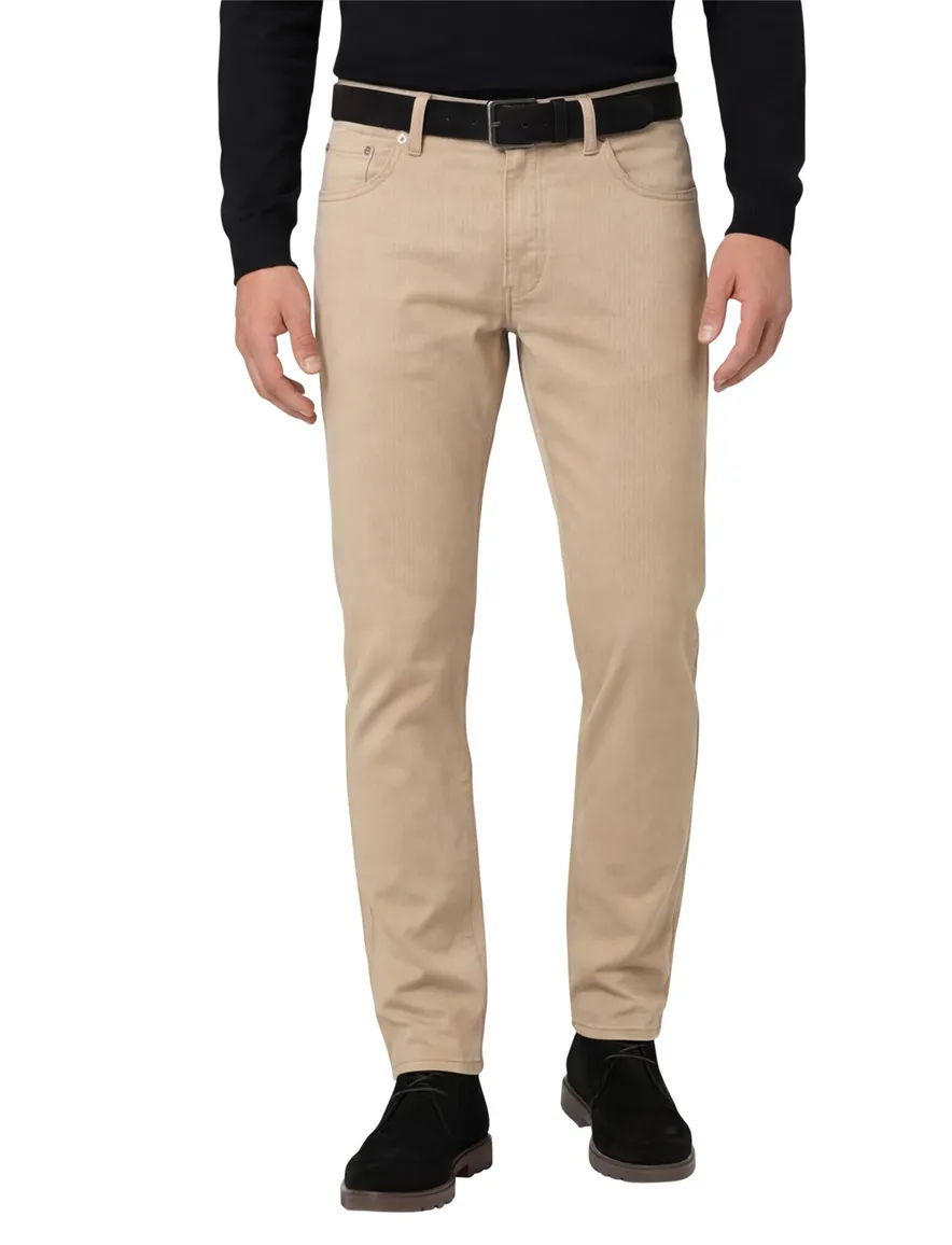 Brax 5-pocket beige katoen Chuck