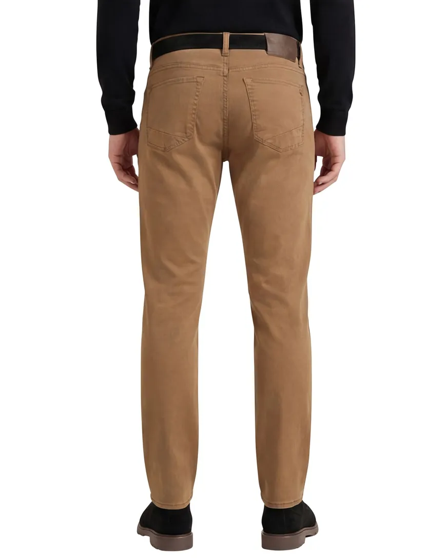 Brax 5-pocket bruin katoen Chuck
