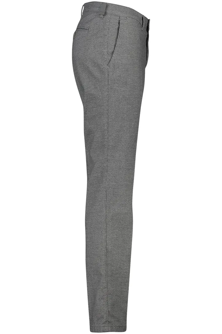 Brax katoenen broek grijs gemêleerd katoen