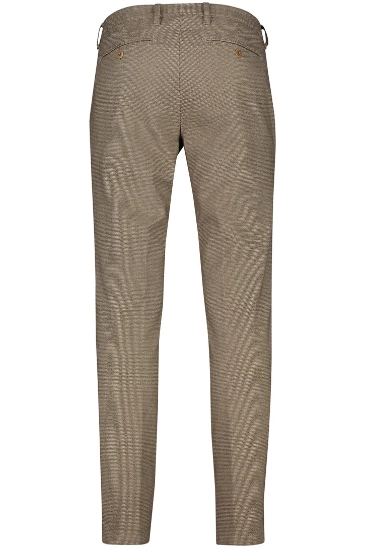Brax katoenen broek camel gemêleerd katoen Felix