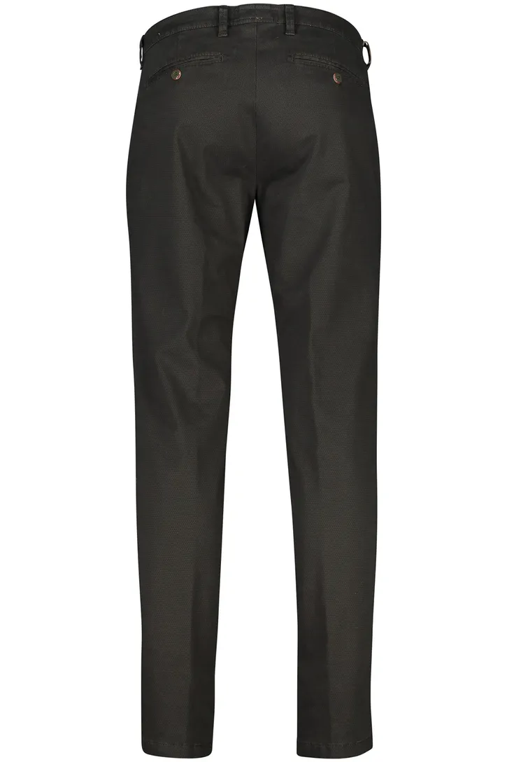 Brax broek modern fit groen geprint Felix katoen