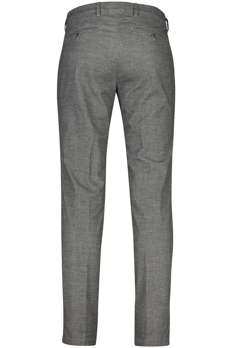 Brax katoenen broek modern fit grijs gemêleerd