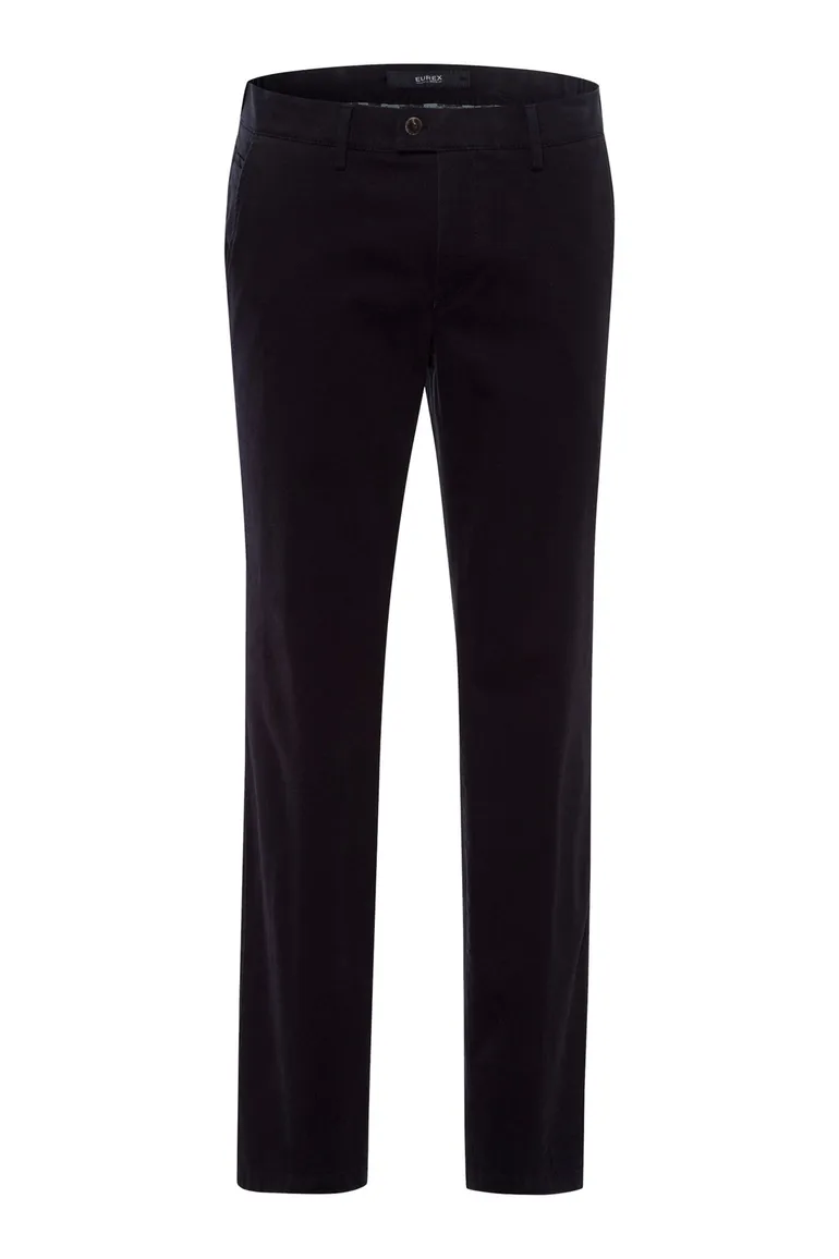 Eurex Pantalon broek effen blauw