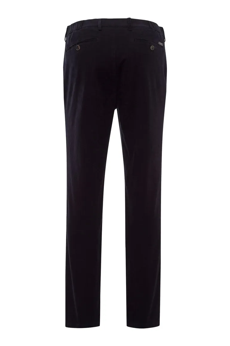 Eurex Pantalon broek effen blauw