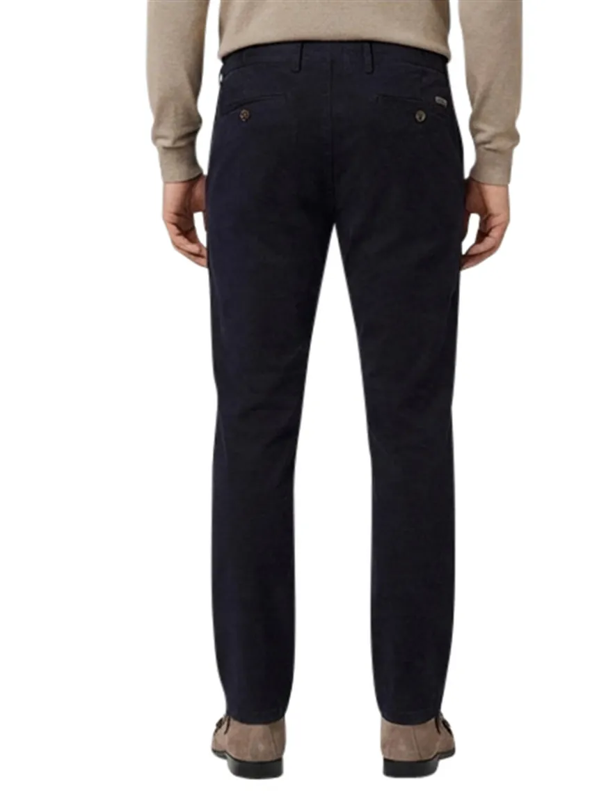 Eurex Pantalon broek effen blauw