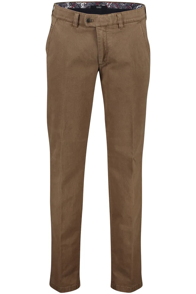 Bruine Eurex chino stretch Jim