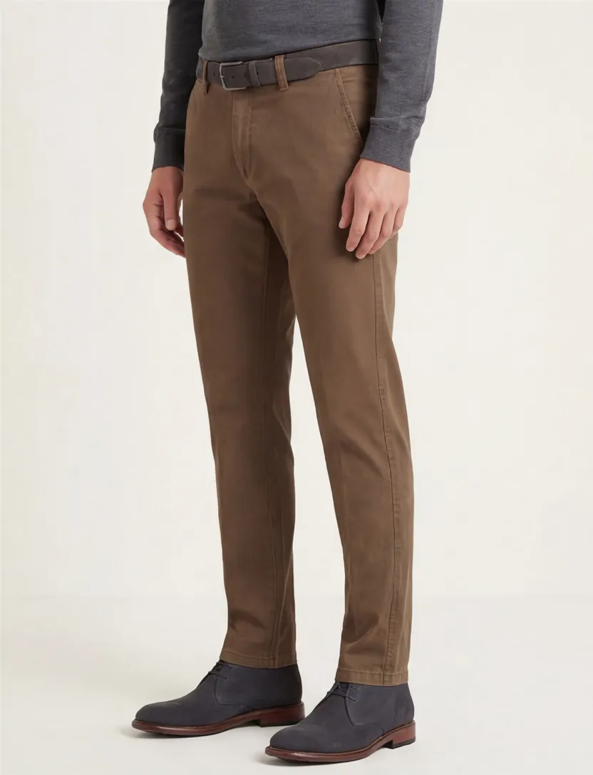 Eurex bruine chino stretch Jim