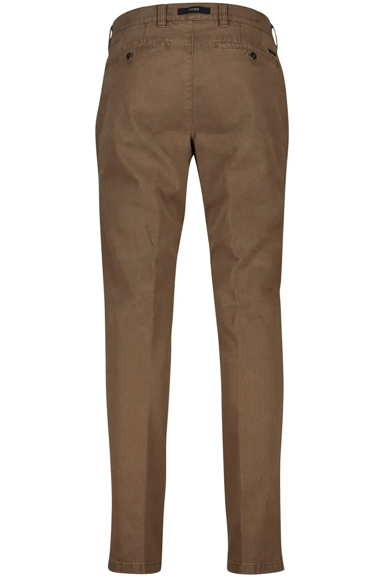 Bruine Eurex chino stretch Jim