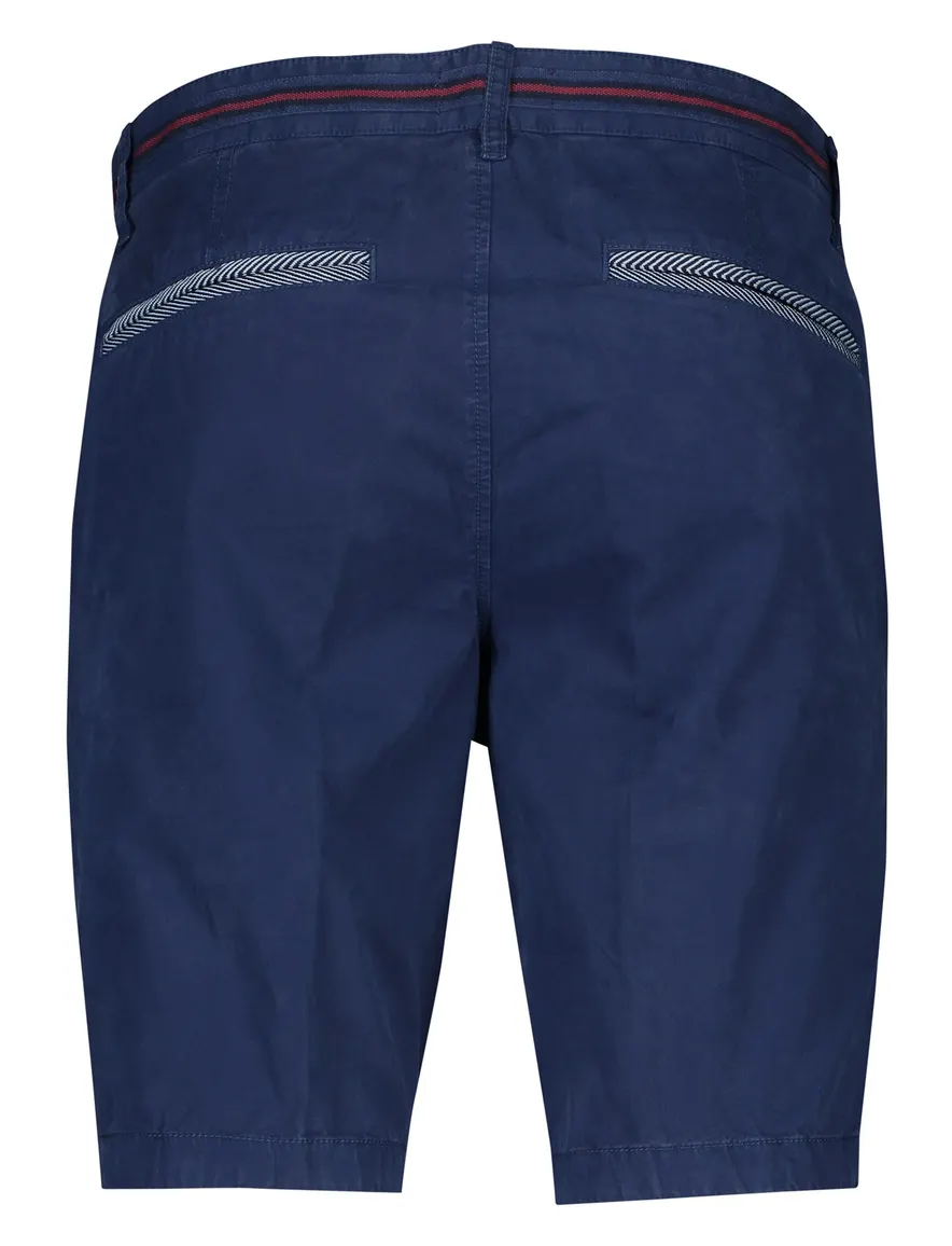 Portofino bermuda blauw rode streep