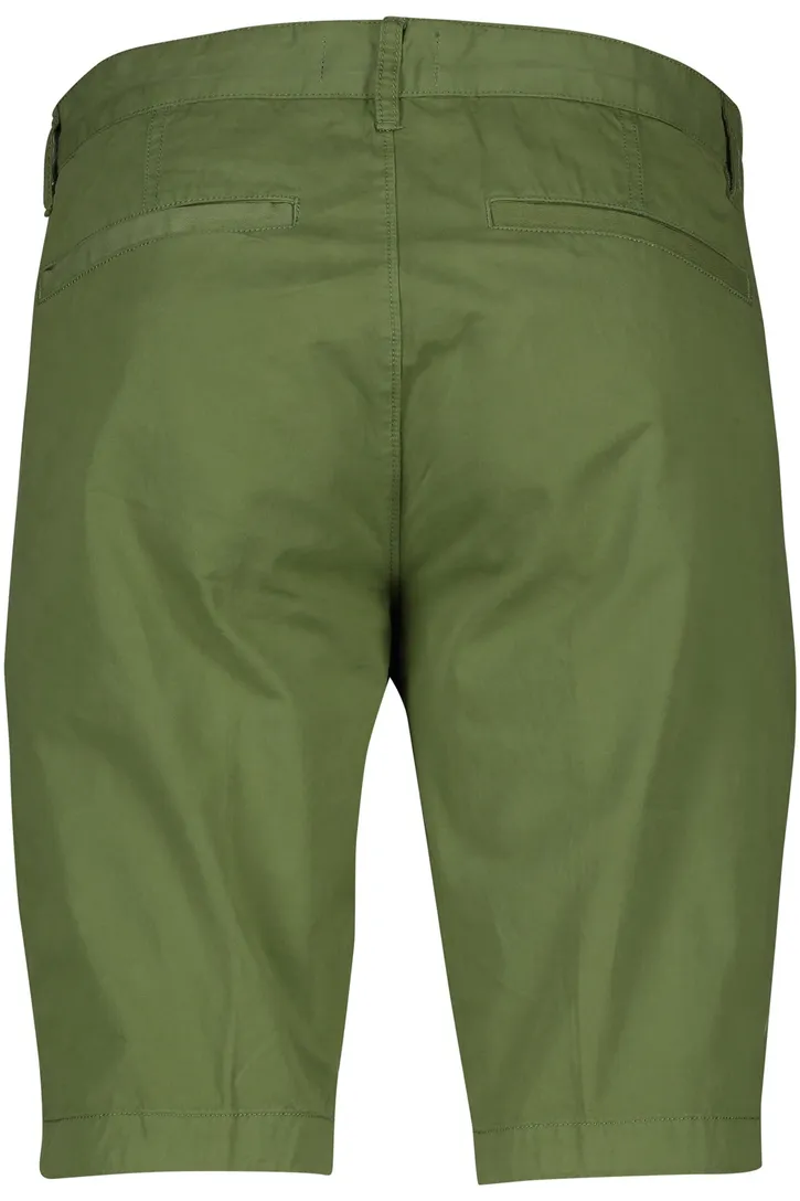 Portofino bermuda groen Koke Como katoen slim fit