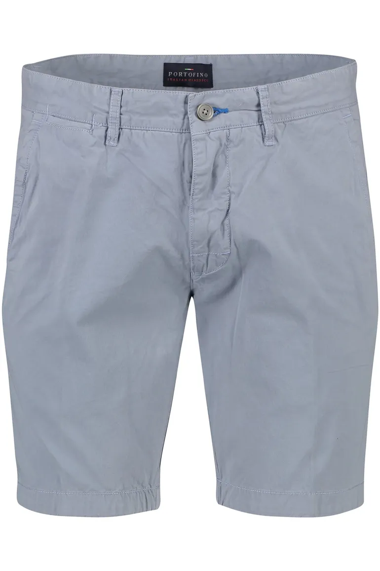 Portofino bermuda lichtblauw slim fit katoen Koke Como