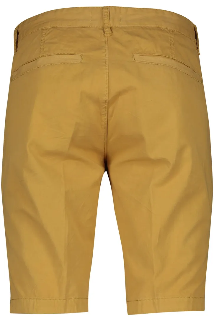 Portofino bermuda katoen okergeel slim fit Koke Como