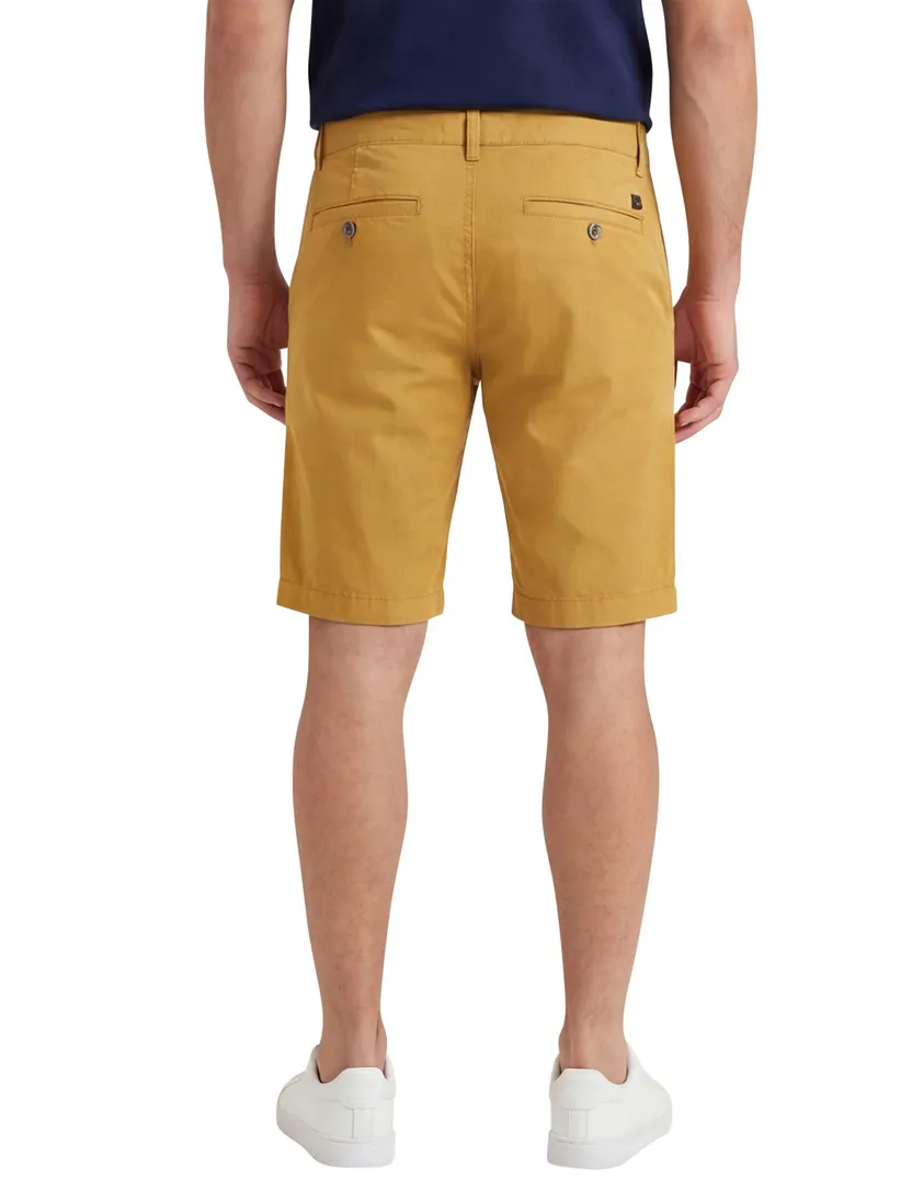Portofino bermuda katoen okergeel slim fit Koke Como