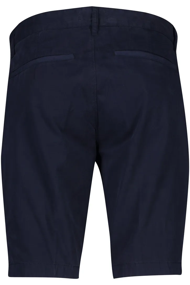 Katoenen Portofino navy bermuda slim fit