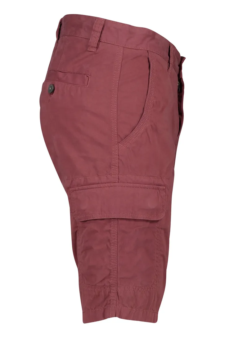 Portofino bermuda rood Mane Latina katoen slim fit